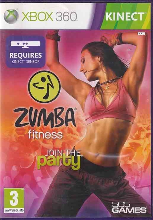 Zumba Fitness - Kinict - XBOX 360 (B Grade) (Genbrug)
